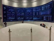 Soft Curved Fixed LED Display Front Service P3.91 SMD Indoor LED Video Wall